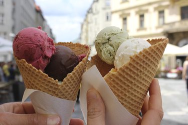 冰淇淋在欧洲