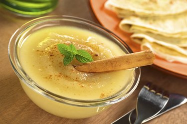 Apple Sauce with Crepes