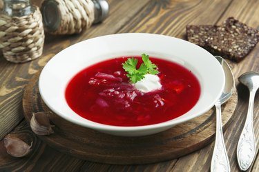 Borsh. Russian traditional dish