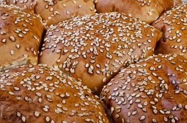 Bread with sesame seeds