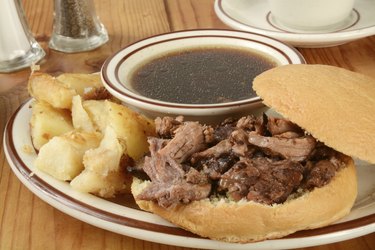 Roast beef au jus