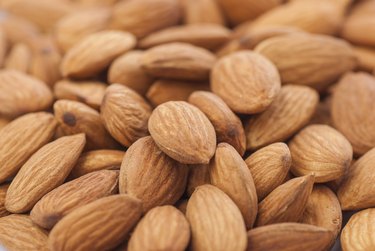 Almonds Close Up