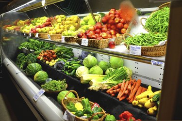 Vegetables for sale at a local market