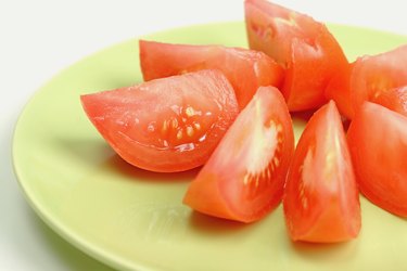 Sliced tomato