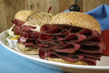 pastrami sandwiches