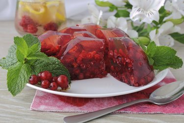 Dessert of berries