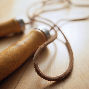 Close-up View of a Jump Rope