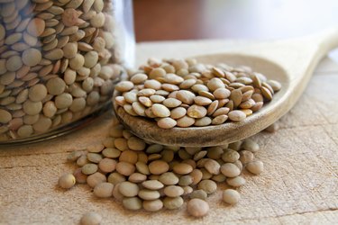 Lentils legumes beans for muscle building diet