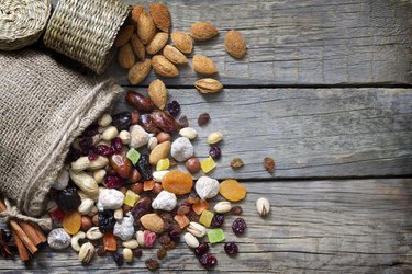 Nuts and dried fruits