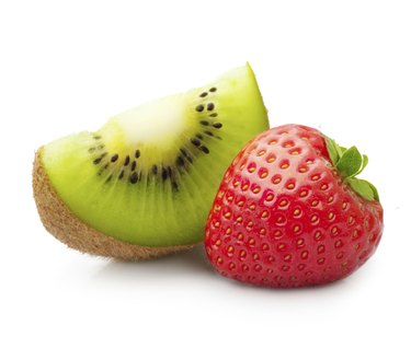 Kiwi fruit and strawberry
