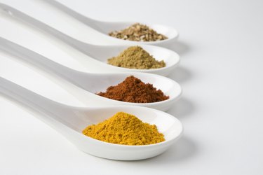 Turmeric, chilli, cumin and chinese 5 spice