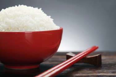 Close-up of a bowl of rice