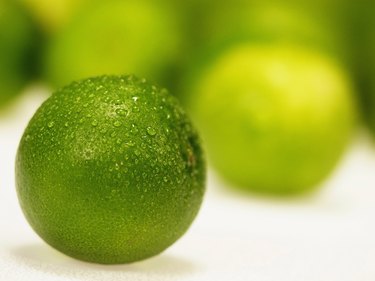Close-up of limes