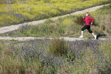 Woman running