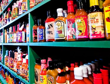 Hot sauces galore