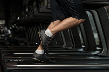 Exercising On A Treadmill