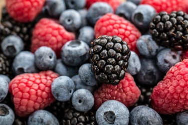 Fresh summer berries.healthy food