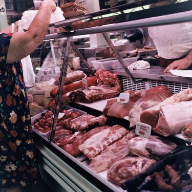 Beef Stand, Public Market, Madrid