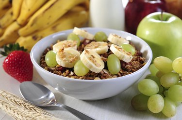 Cereal with fruit