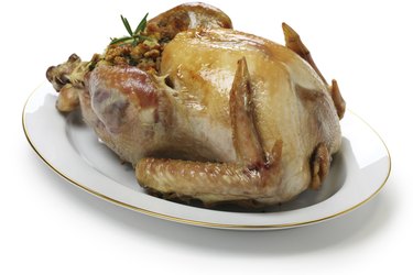 roast turkey with stuffing