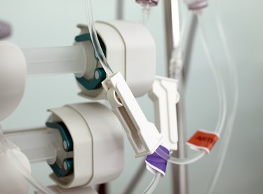 fragment of medical infusion system