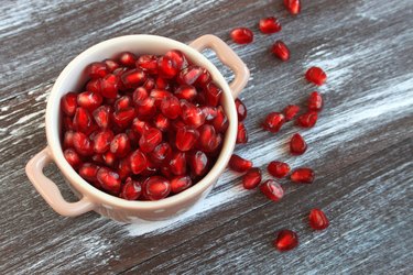 Seeds of pomegranate