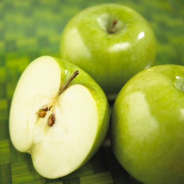 Close-up of Granny Smith Apples