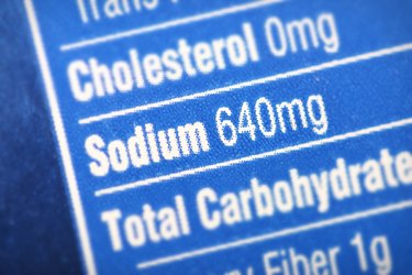 High in sodium