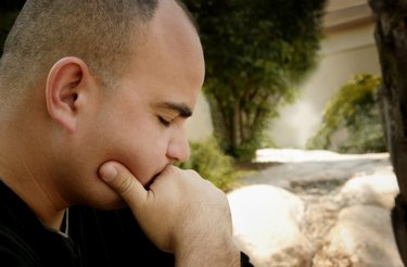 Man in deep thought