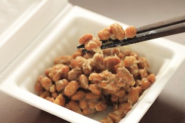 container of natto