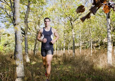 Runner in the trees