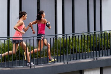 fitness woman running