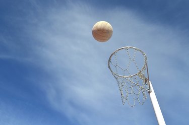 Shooting a Netball