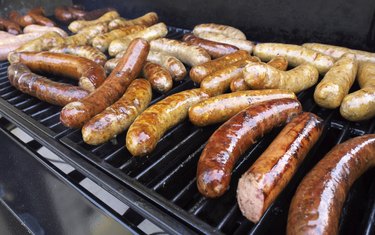 Grilling Sausage