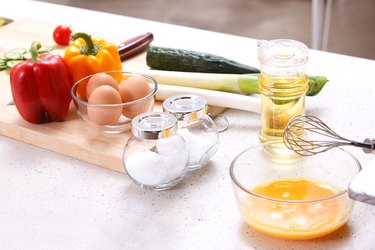 Food in kitchen