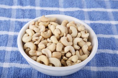 Bowl of Salted Cashews