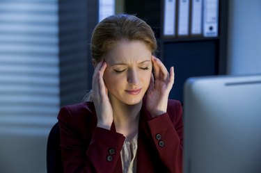 Woman working in the office