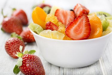salad with fruits and berries