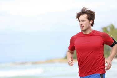 Man jogging