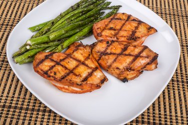 Grilled Piri Piri Chicken and Asparagus