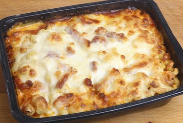 Baked Pasta Convenience or Ready Meal