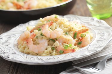 Risotto with shrimps