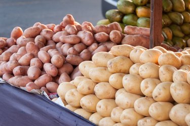 Potatoes in the Market