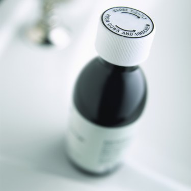 Bottle of Drugs on a Sink