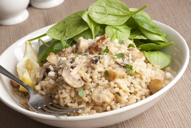 Mushroom risotto