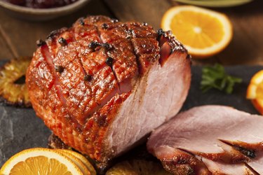 Traditional Sliced Honey Glazed Ham