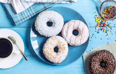 sweet breakfast on the table