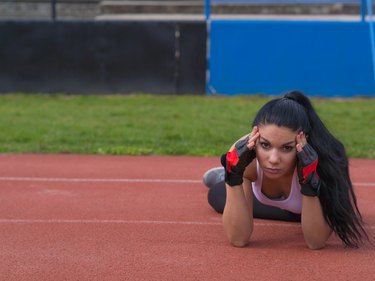 strong focus on woman