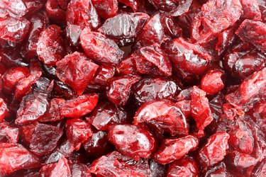 Dried Cranberries background