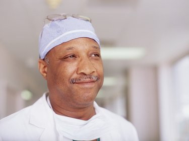 Portrait of a male doctor smiling